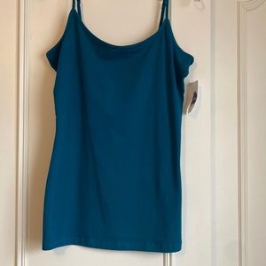 Blue/green camisole that still has tags.